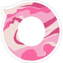 Universal O Harfi Sticker Araba Oto Arma Duvar Sticker Ev Dekoratif Çıkartma 15 cm