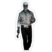 Universal Ölüm Sürücüsü Sticker Araba Oto Arma Duvar Sticker Ev Dekoratif Çıkartma 15 cm