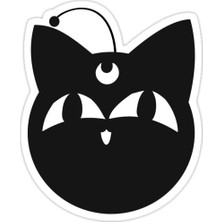 Universal Luna Topu Sticker Araba Oto Arma Duvar Sticker Ev Dekoratif Çıkartma 15 cm