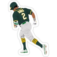 Universal Khris Davis Sticker Araba Oto Arma Duvar Sticker Ev Dekoratif Çıkartma 15 cm