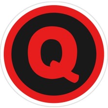 Universal Q Sticker Araba Oto Arma Duvar Sticker Ev Dekoratif Çıkartma 15 cm
