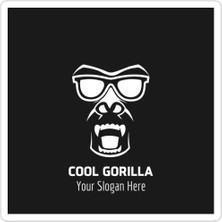 Universal Goril Sticker Araba Oto Arma Duvar Sticker Ev Dekoratif Çıkartma 15 cm