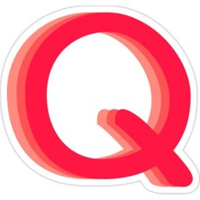 Universal Q Harfi Sticker Araba Oto Arma Duvar Sticker Ev Dekoratif Çıkartma 15 cm