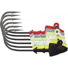 Mustad SD840 Shad Jighead Sahte Yemi Ch - CHARTREUSE-21GR - 2lı - 5-0