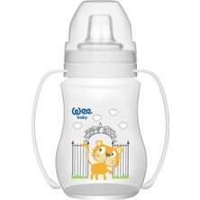 Wee Baby 754 Akıtmaz Kulplu Pp Bardak 250 ml  Beyaz