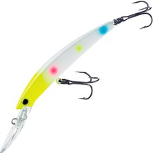 Yo-zuri Crystal Minnow Deep Diver Walleye Sahte Balığı CR-90MM
