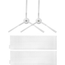 Hubsan G1 Uyumlu 2li Hepa Filtre ve 2li Yan Fırça (Mijia G1 Uyumlu)