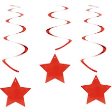 Kikajoy Yıldız Tavan Sarkıt Süs 6'lı