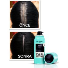 L'Oréal Paris Beyaz Saçlar Için Kapatıcı Siyah Saç Spreyi 2'li - Magic Retouch 01 Noir 75 ml 3600523193332