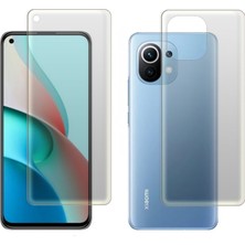 Microcase Xiaomi Mi 11 Lite - Mi 11 Youth Full Ön Arka Kaplama Tpu Soft Koruma Filmi