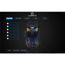 Lunatic Sparrow 6400 DPI RGB Ledli Makrolu Oyuncu Mouse +70 x 30 Gaming Mouse Pad