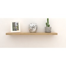 Woodlife Masif Ahşap Duvar Rafları Kayın-15 CM-100 Cm-3 cm
