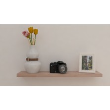 Woodlife Masif Ahşap Duvar Rafları Ladin-15 Cm-80 Cm-3 cm