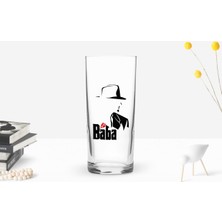Bk Gift Renkli Baskılı Godfather Baba Tasarımlı Rakı Bardağı-16