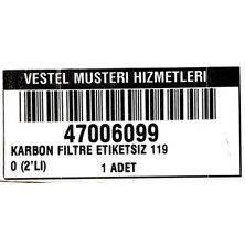 Vestel Davlumbaz ve Aspiratör Karbon Filtre