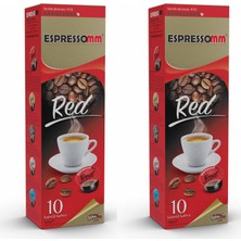 Espressomm® Red Kapsül Kahve 20'li  Tchıbo Cafissimo® Uyumlu*