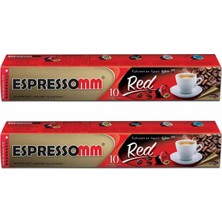 Espressomm Red Kapsül Kahve 20'li Nespresso Uyumlu