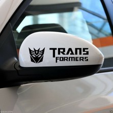 Sticker Fabrikası Transformers Araba Aynası Sticker 00762