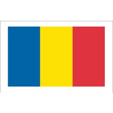 Romanya Bayrağı Sticker 00771