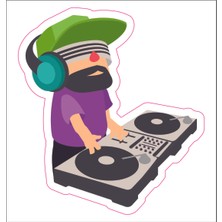 Dj Music Müzik Sticker 00790