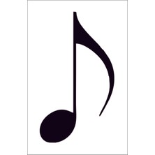 Sticker Fabrikası Müzik Nota Sticker 00806