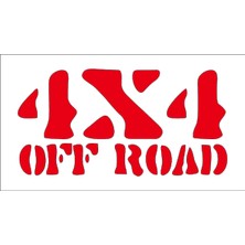 Sticker Fabrikası Off Road 4x4 Offroad Camping Sticker 00856