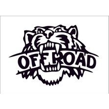 Sticker Fabrikası Off Road Kaplan Offroad 4x4 Sticker 00861