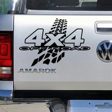 Sticker Fabrikası 4x4 Off Road Offroad Folyo Kesim Sticker 00862