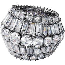 Swarovski Yüzük Hyperbola:ring L Rows White/rhs