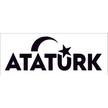 Sticker Fabrikası Atatürk Ay Yıldız Türk Bayrağı Sticker 00884