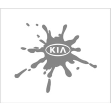 Sticker Fabrikası Kia Yakıt Depo Kapağı Sticker 00912