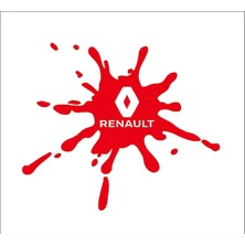 Sticker Fabrikası Renault Yakıt Deposu Kapağı Sticker 00915
