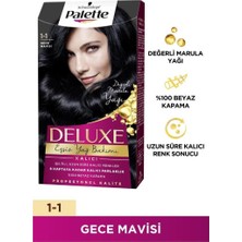 Palette Deluxe Saç Boyası Gece Mavisi 1-1 3 Adet