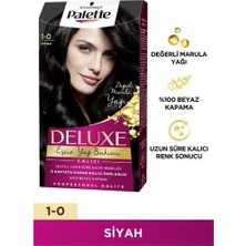 Palette Deluxe Saç Boyası Siyah 1-0 (3 Adet)