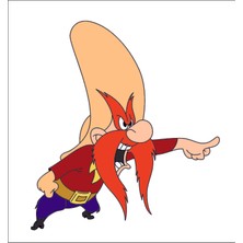 Sticker Fabrikası Yosemite Sam Sticker 00834