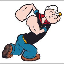 Sticker Fabrikası Temel Reis Popeye Sticker 00842