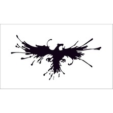 Sticker Fabrikası Anka Kuşu Zümrüdü Sticker 00897