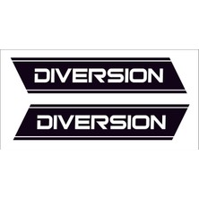 Sticker Fabrikası Yamaha Diversion Sticker 2 Adet 00849