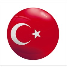 Sticker Fabrikası Türk Bayrağı Ay Yıldız Sticker 00937