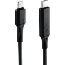 Spigen PowerArc Apple USB-C to Lightning PD (Power Delivery Destekli) 100W DuraBend Hızlı Şarj ve Data Kablo MFI Lisanslı (1 Metre) Black - 000CA26491