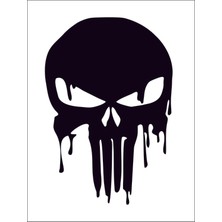 Sticker Fabrikası Punisher Kurukafa Kuru Kafa Sticker 00954