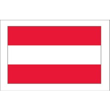Sticker Fabrikası Avusturya Bayrağı Sticker 00768