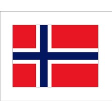 Sticker Fabrikası Norveç Bayrağı Sticker 00778