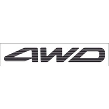 Sticker Fabrikası Awd Off Road Offroad Sticker 00864