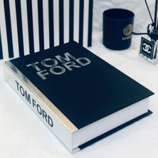 Lovely Book & Book Tom Ford Siyah & Altın Dekoratif Kitap Kutusu 27X19X4 cm