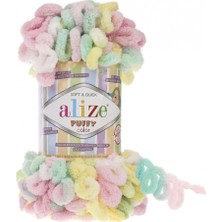 Alize Puffy Color El Örgü Ipi 5862 5'li Paket