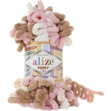 Alize Puffy Color El Örgü Ipi 5925 5'li Paket