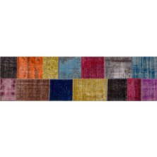 Allmode Patchwork Renkli P_08 84X297CM 2.49 M2 El Dokuma Halı