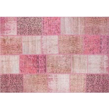 Allmode Patchwork Pembe P_110 160X230CM 3.68 M2 El Dokuma Halı
