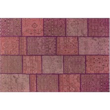 Allmode Patchwork Pembe P_149 180X260CM 4.68 M2 El Dokuma Halı